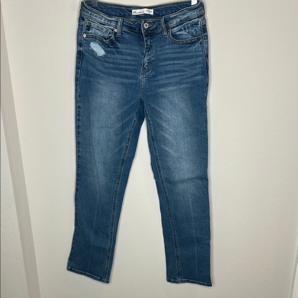 KanCan Blue Ankle Cropped Jeans